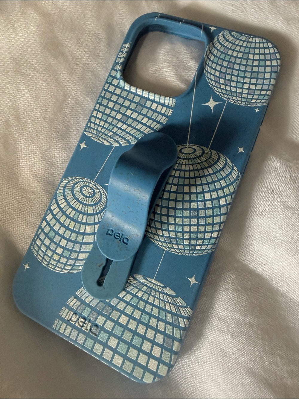 Electric Blue Blue Groove iPhone 16 pro max case